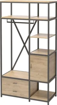 Millwood Neo Loft ML-3/L (дуб золотой craft/металл черный)