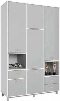 Polini Kids Mirum 2335 (белый-серый/серый)
