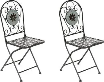 TetChair Secret de Maison Vicenza (2 шт, черный/плитка Astra)