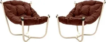 M-Group Чил 29360505 (2 шт, бежевый/коричневая подушка)
