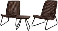 Keter Rio Patio Set 211426 (коричневый)