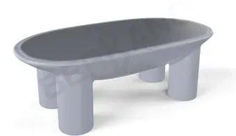 Berkano Slon со стеклом 240_016_21 (серый)