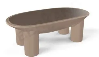 Berkano Slon со стеклом 240_016_13 (кофейный)