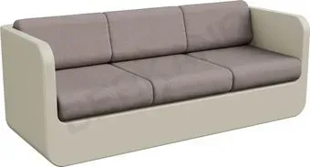 Berkano Grace с подушками 250_005_12 (бежевый/кофейный)