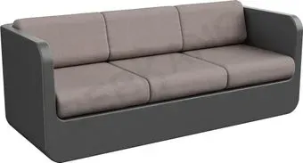 Berkano Grace с подушками 250_005_00 (черный/кофейный)