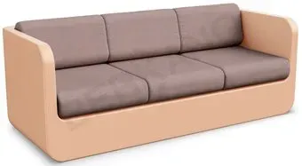 Berkano Grace с подушками 250_005_27 (терракотовый/кофейный)