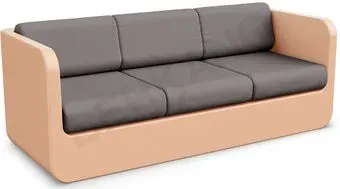 Berkano Grace с подушками 250_005_27 (терракотовый/графитовый)