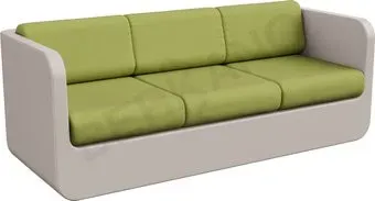 Berkano Grace с подушками 250_005_13 (кофейный/зеленый)