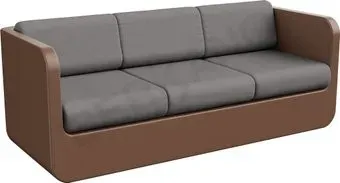 Berkano Grace с подушками 250_005_36 (коричневый/графитовый)