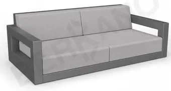Berkano Quarter lounge с подушками 250_009_00 (черный/серый)
