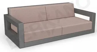 Berkano Quarter lounge с подушками 250_009_00 (черный/кофейный)