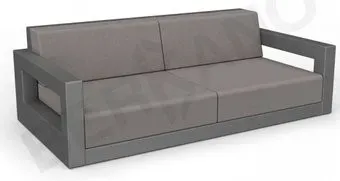 Berkano Quarter lounge с подушками 250_009_00 (черный/графитовый)