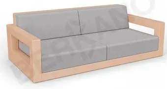 Berkano Quarter lounge с подушками 250_009_27 (терракотовый/серый)