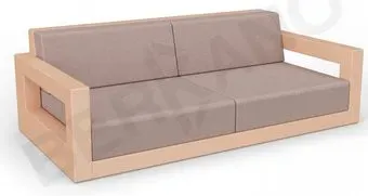 Berkano Quarter lounge с подушками 250_009_27 (терракотовый/кофейный)