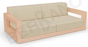 Berkano Quarter lounge с подушками 250_009_27 (терракотовый/бежевый)