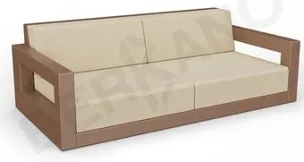 Berkano Quarter lounge с подушками 250_009_36 (коричневый/бежевый)