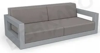 Berkano Quarter lounge с подушками 250_009_14 (графитовый/графитовый)