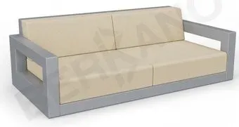 Berkano Quarter lounge с подушками 250_009_14 (графитовый/бежевый)