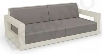 Berkano Quarter lounge с подушками 250_009_12 (бежевый/графитовый)