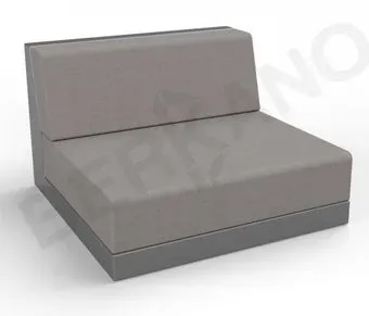 Berkano Quarter modular средний с подушками 250_016_00 (черный/графитовый)