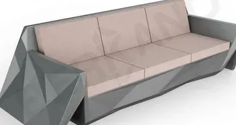 Berkano Quaro с подушками 250_008_00 (черный/кофейный)