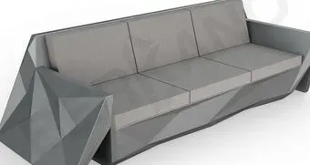 Berkano Quaro с подушками 250_008_00 (черный/графитовый)