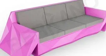 Berkano Quaro с подушками 250_008_15 (фиолетовый/графитовый)