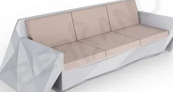Berkano Quaro с подушками 250_008_21 (серый/кофейный)
