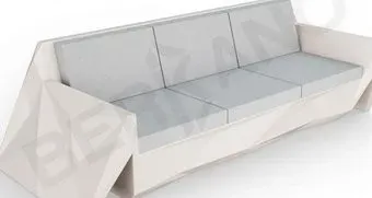 Berkano Quaro с подушками 250_008_13 (кофейный/серый)