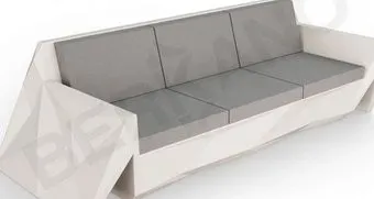 Berkano Quaro с подушками 250_008_13 (кофейный/графитовый)