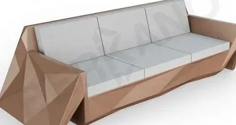 Berkano Quaro с подушками 250_008_36 (коричневый/серый)