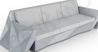 Berkano Quaro с подушками 250_008_14 (графитовый/серый)