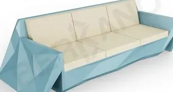 Berkano Quaro с подушками 250_008_20 (бирюзовый/бежевый)