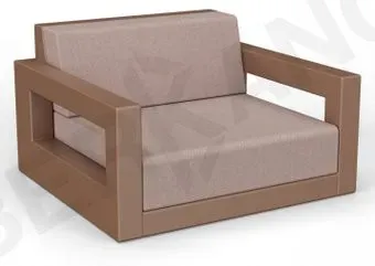 Berkano Quarter lounge с подушками 230_033_36 (коричневый/кофейный)