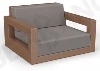 Berkano Quarter lounge с подушками 230_033_36 (коричневый/графитовый)