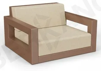 Berkano Quarter lounge с подушками 230_033_36 (коричневый/бежевый)