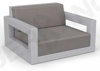Berkano Quarter lounge с подушками 230_033_21 (серый/графитовый)