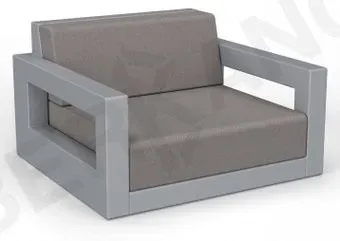 Berkano Quarter lounge с подушками 230_033_14 (графитовый/графитовый)