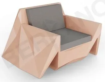 Berkano Quaro с подушками 230_030_27 (терракотовый/графитовый)