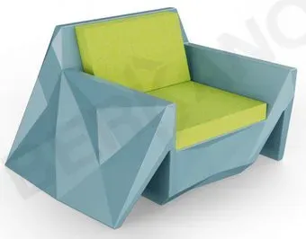 Berkano Quaro с подушками 230_030_20 (бирюзовый/зеленый)