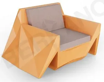 Berkano Quaro с подушками 230_030_18 (оранжевый/кофейный)