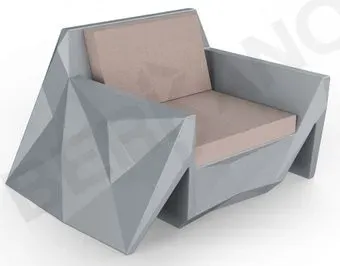 Berkano Quaro с подушками 230_030_14 (графитовый/кофейный)