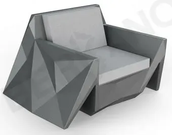 Berkano Quaro с подушками 230_030_00 (черный/серый)