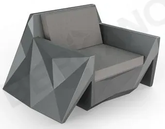 Berkano Quaro с подушками 230_030_00 (черный/графитовый)