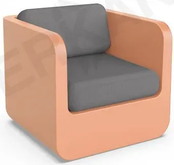 Berkano Grace с подушками 230_028_27 (терракотовый/графитовый)