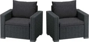 Keter California Chair 231561 (2 шт, графит)