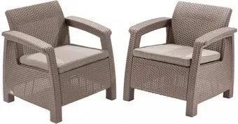 Keter Corfu Duo Set (капучино)