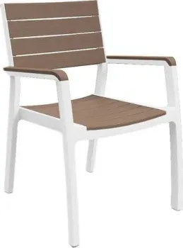 Keter Harmony Armchair 17201284 (белый/капучино)