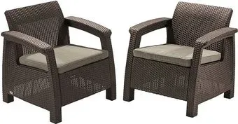 Keter Corfu Duo Set (коричневый) [17197993]