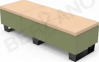 Berkano Brick 180 230_021_23_62 (темно-зеленый/песочный)